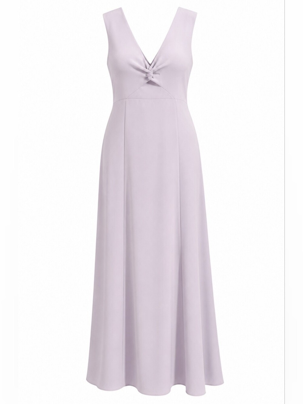 NWT Show Me Your MuMu Zurich Knot Gown Maxi Dress V-Neck M Lilac Weddings Formal